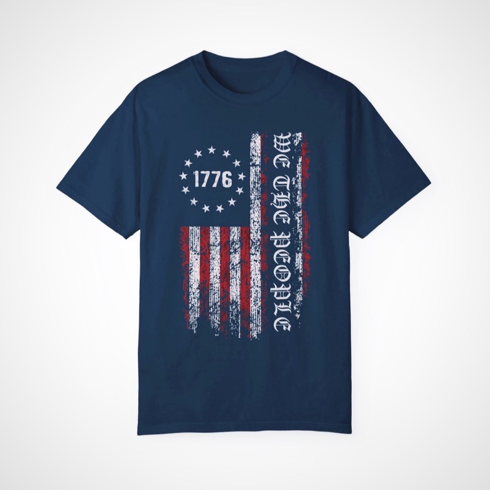 M30 NIB Mrocioa USA Flag 4th July AmericaN Patriotic T-Shirt - Size:‎ Small